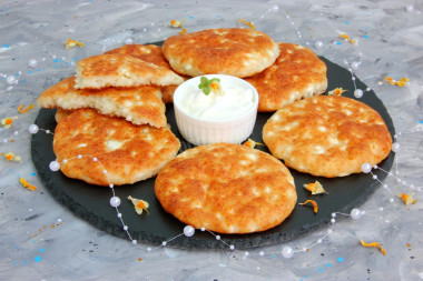Творожные лепешки в духовке