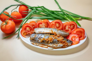 Скумбрия запечённая в духовке с соусом Терияки