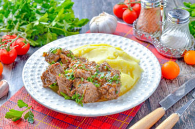 Мясо по кремлевски из говядины классическое