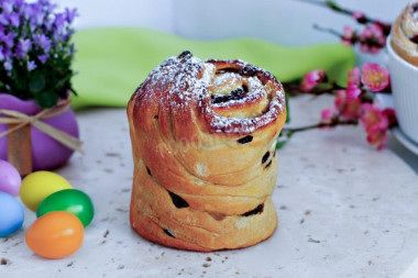 Кулич краффин пасхальный