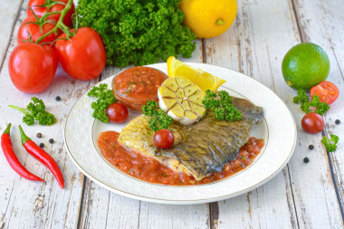 Филе карпа в духовке