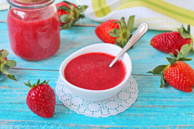 Пюре клубничное