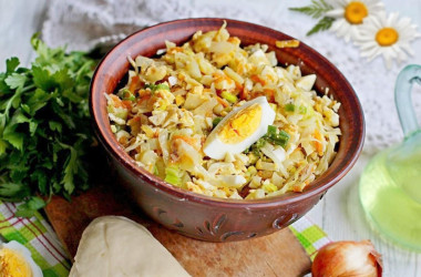 Начинка для пирожков из капусты моркови лука с яйцом