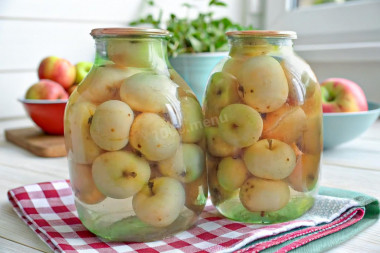 Антоновка на зиму ароматный компот из яблок