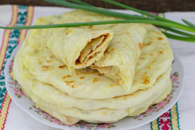 Балкарские хычины с картошкой сыром