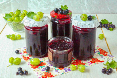 Варенье из смородины и крыжовника на зиму