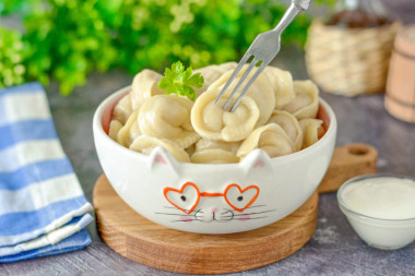 Детские пельмени с курицей