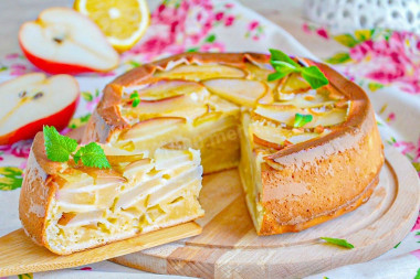 Пирог с грушами в духовке
