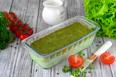 Зеленый омлет