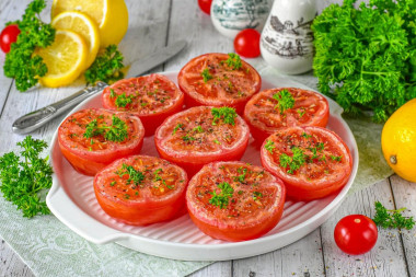 Помидоры в аэрогриле запеченные