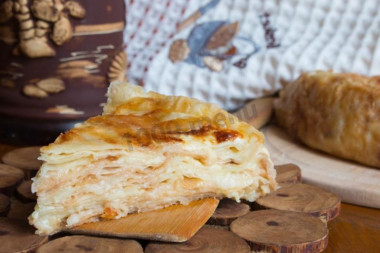 Ленивая ачма лавашная с сулугуни