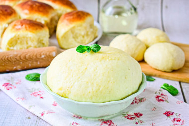 Сдобное тесто для булочек самое вкусное и нежное