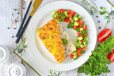 Филе минтая в аэрогриле