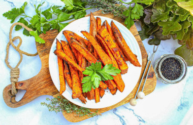 Батат в аэрогриле