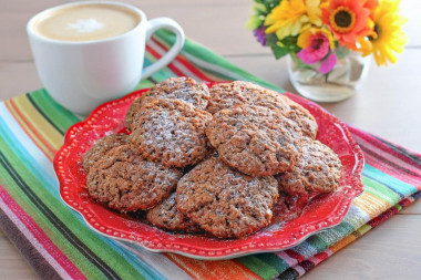 Классическое шоколадное печенье домашнее