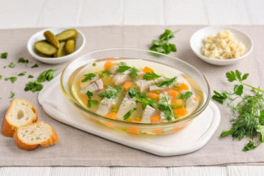 Заливное из щуки