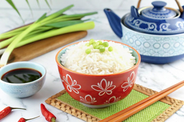 Как варить длиннозерный пропаренный рис на гарнир в кастрюле