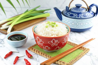 Как варить длиннозерный пропаренный рис на гарнир в кастрюле