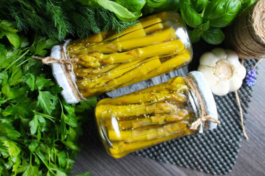 Спаржа маринованная на зиму
