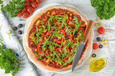 Веганская пицца