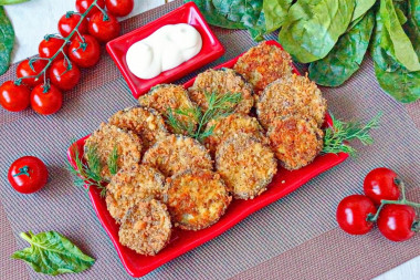 Хрустящие баклажаны в духовке