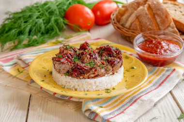 Куриная печень в духовке