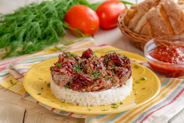 Куриная печень в духовке