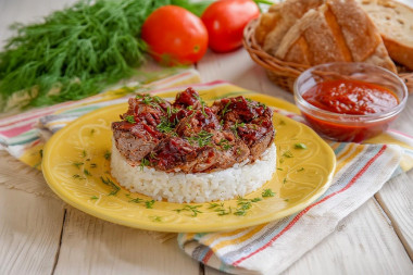 Куриная печень в духовке