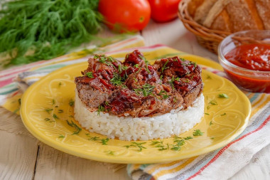 Куриная печень в духовке