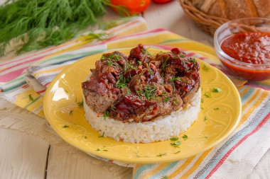 Куриная печень в духовке