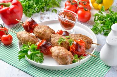 Шашлык из фарша