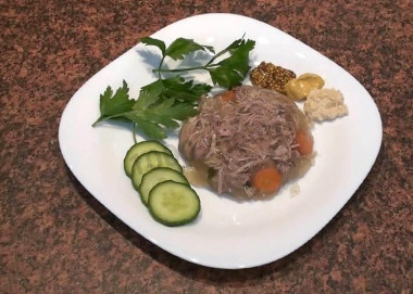 Холодец по классике из рульки и другого мяса