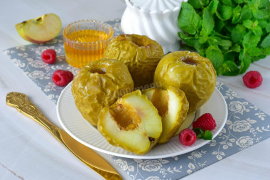 Яблоки в аэрогриле