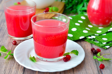 Клюквенный кисель