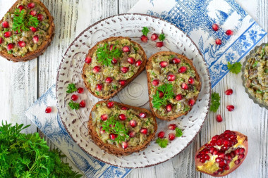 Мутабаль из баклажанов