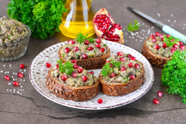 Мутабаль из баклажанов