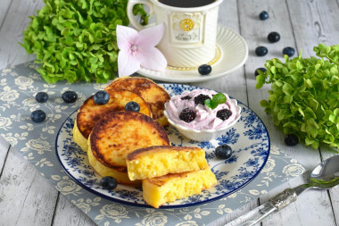 Сырники из творога в аэрогриле