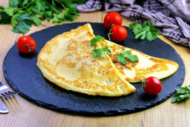 Блины с мясом или ленивые чебуреки