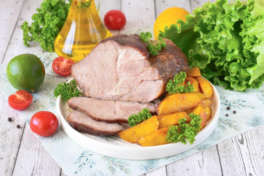 Свиная шея в аэрогриле