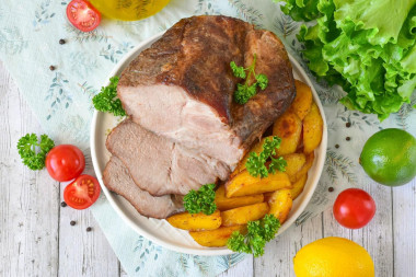 Свиная шея в аэрогриле