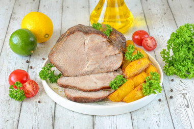 Свиная шея в аэрогриле