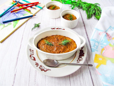 Мясное суфле для ребенка