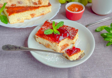 Запеканка из мягкого творога