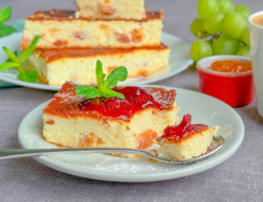 Запеканка из мягкого творога