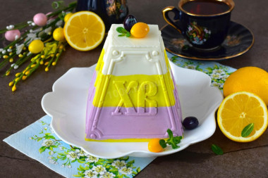 Творожная пасха с желатином