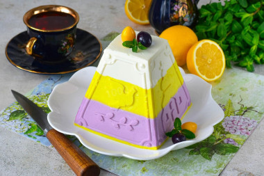 Творожная пасха с желатином