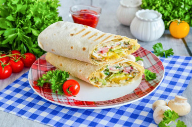 Шаурма без мяса