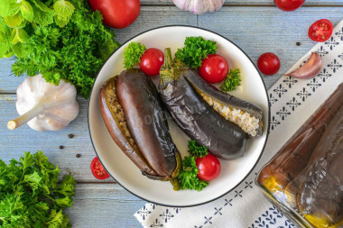 Баклажаны соленые с чесноком на зиму