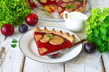 Гречневый пирог без глютена и яиц