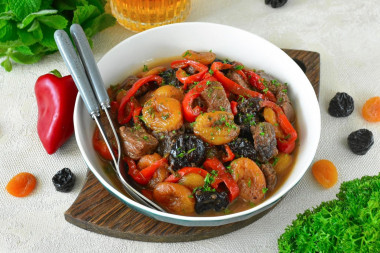 Говядина в сладком соусе